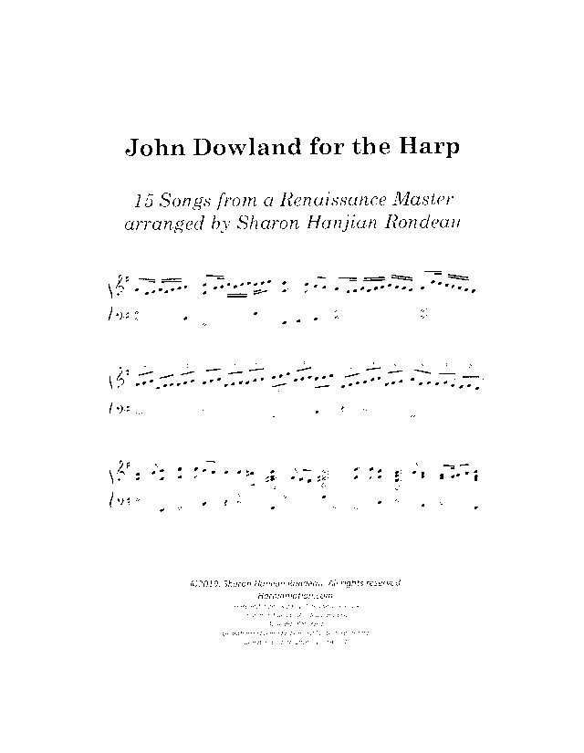 John Dowland for the Harp- 15 Songs from a Renaissance Master
