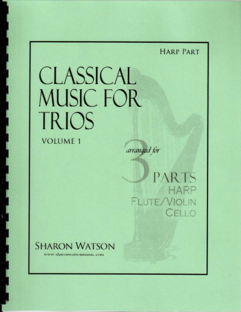 Classical Music for Trios, V.1 &#8211; Harp/Flute or Violin/Cello