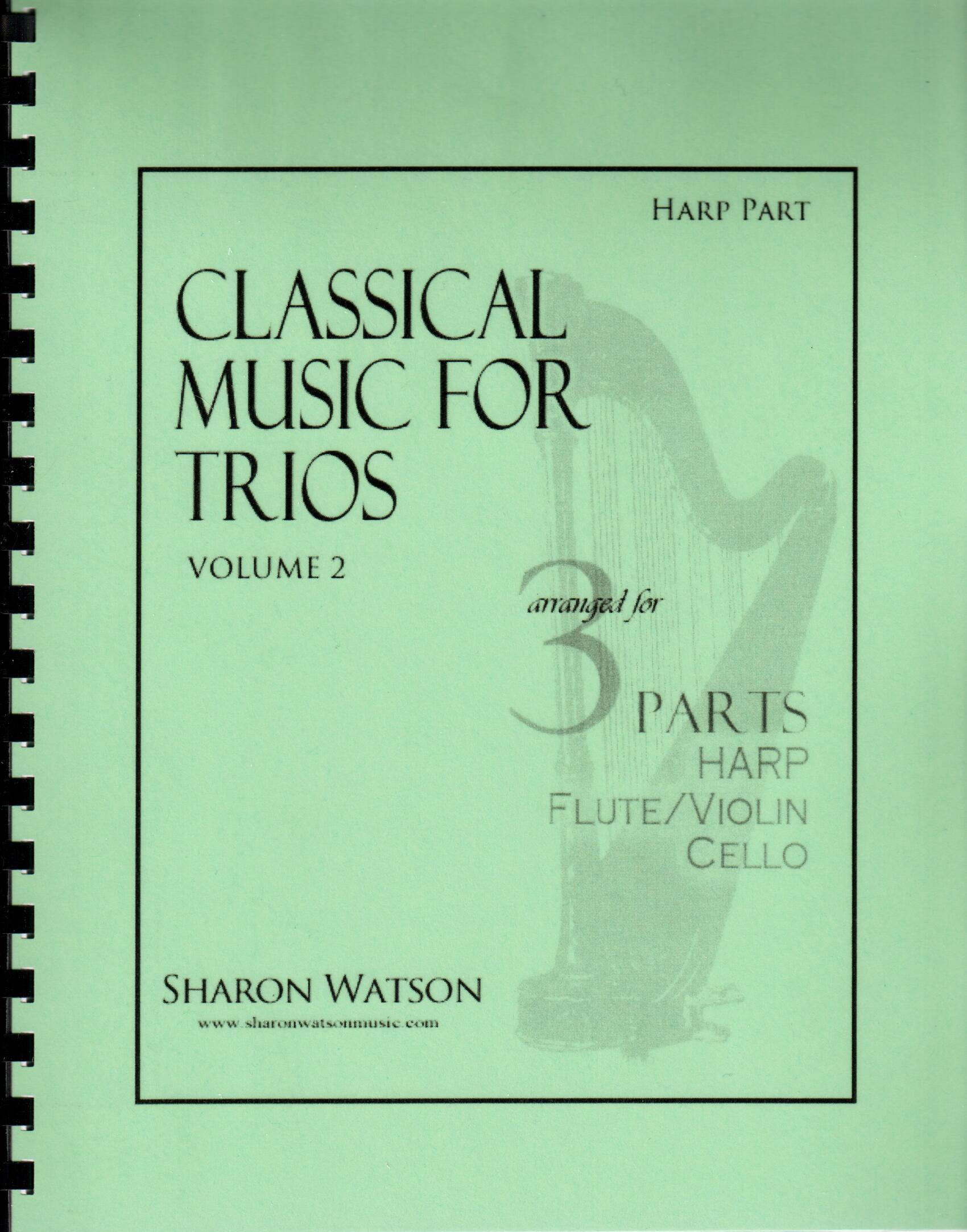 Classical Music for Trios, V.2 - Harp/Flute or Violin/Cello