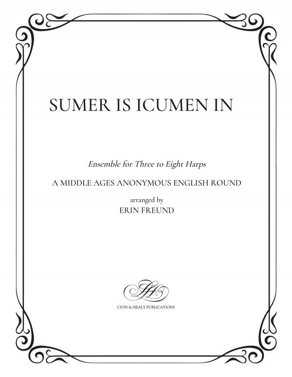 Sumer is Icumen In 3-8 Harp Ensemble (LHS)