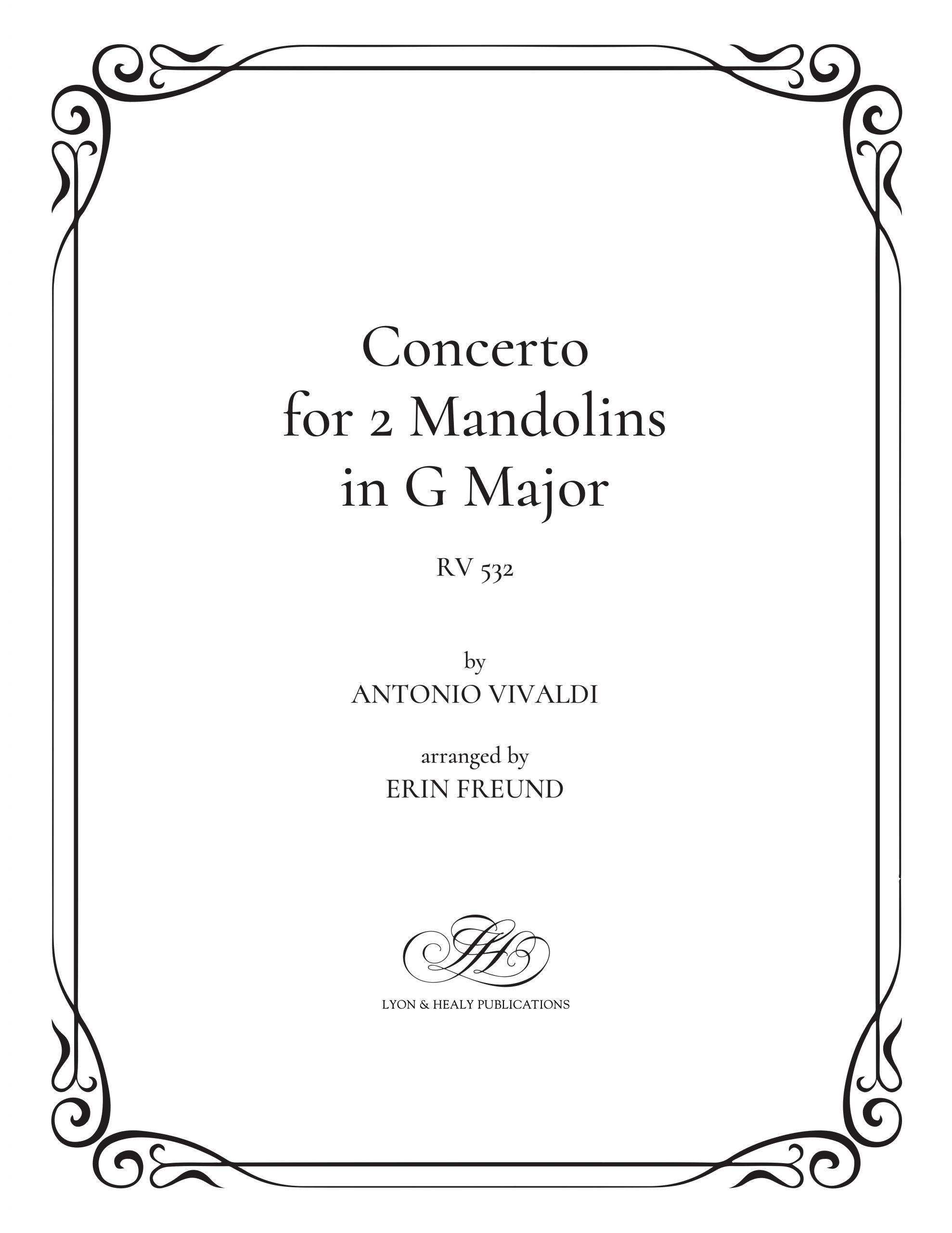 Concerto for 2 Mandolins in G Major, RV 532 (LHS)