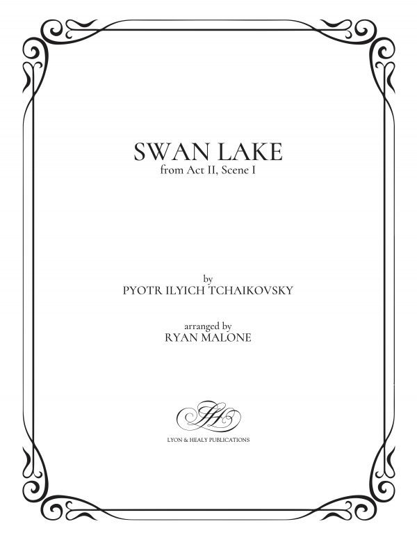 Swan Lake (from Act II, Scene I) for Solo Harp (LHS)