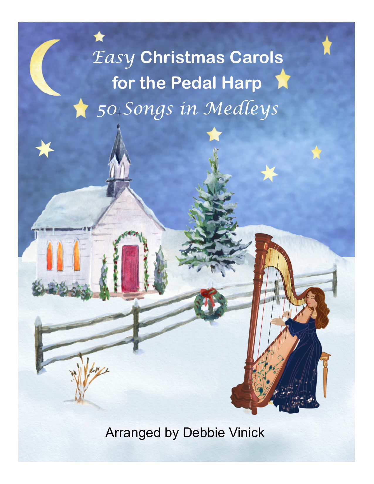 Easy Christmas Carols for the Pedal Harp