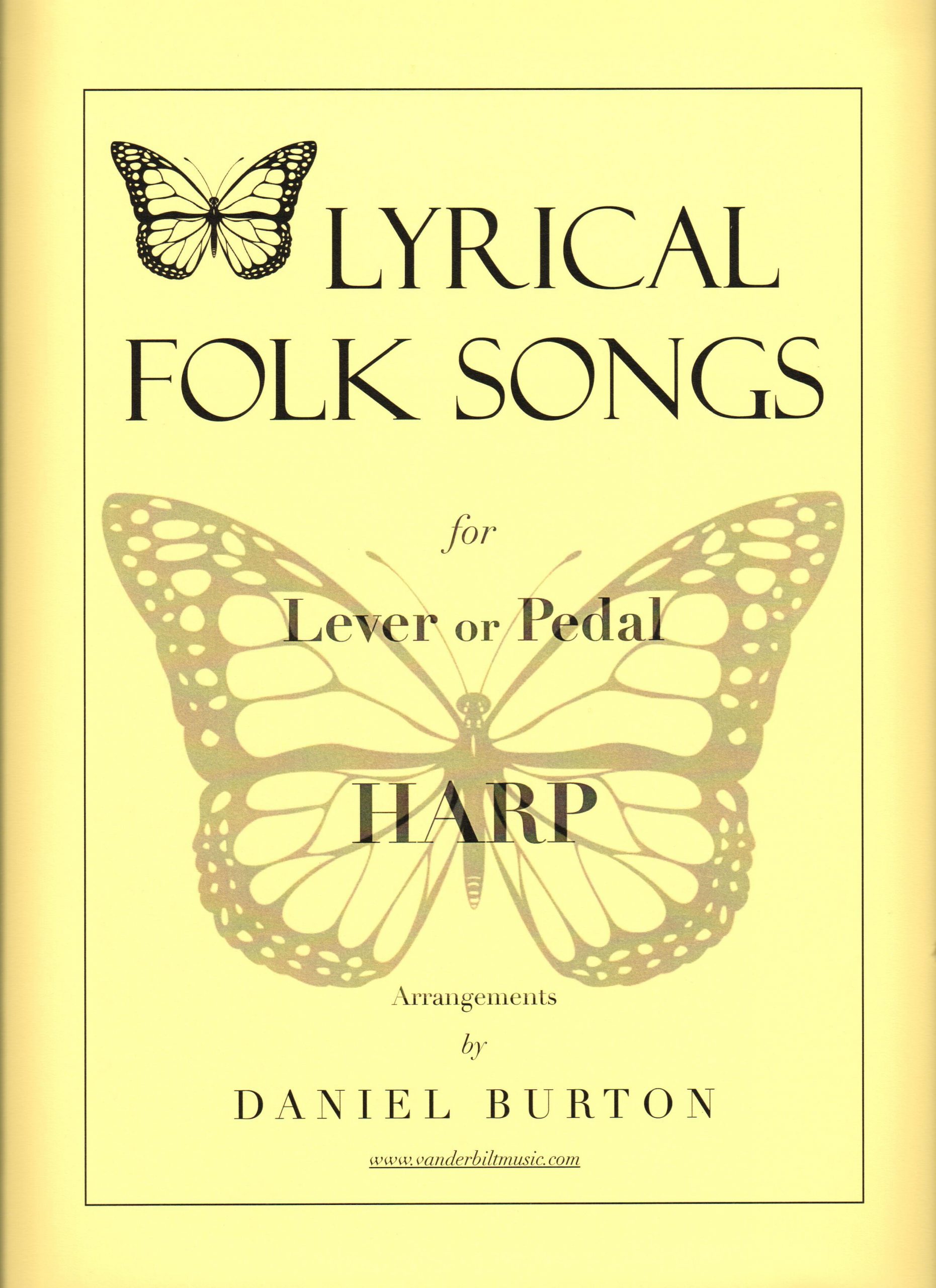 Lyrical Folk Songs for Lever or Pedal Harp