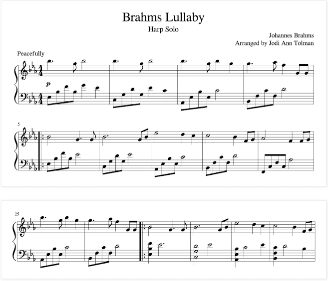 Brahms Lullaby