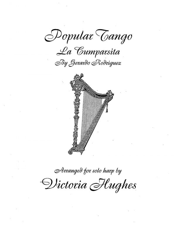 Popular Tango for solo harp