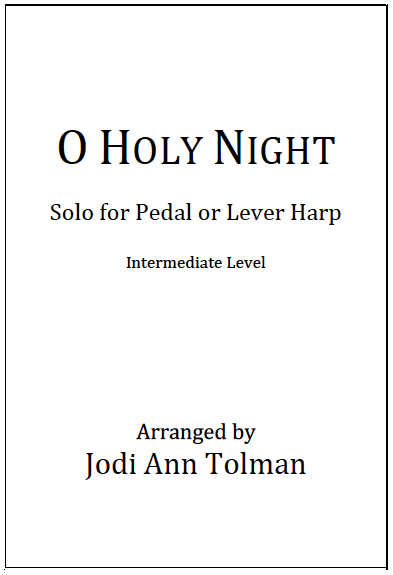 O Holy Night for Solo Harp