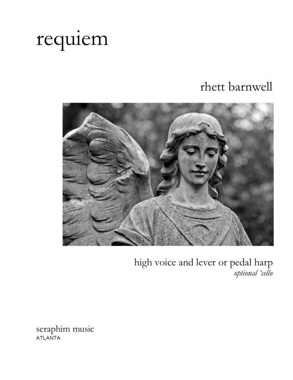Requiem for harp and high voice (optional cello)