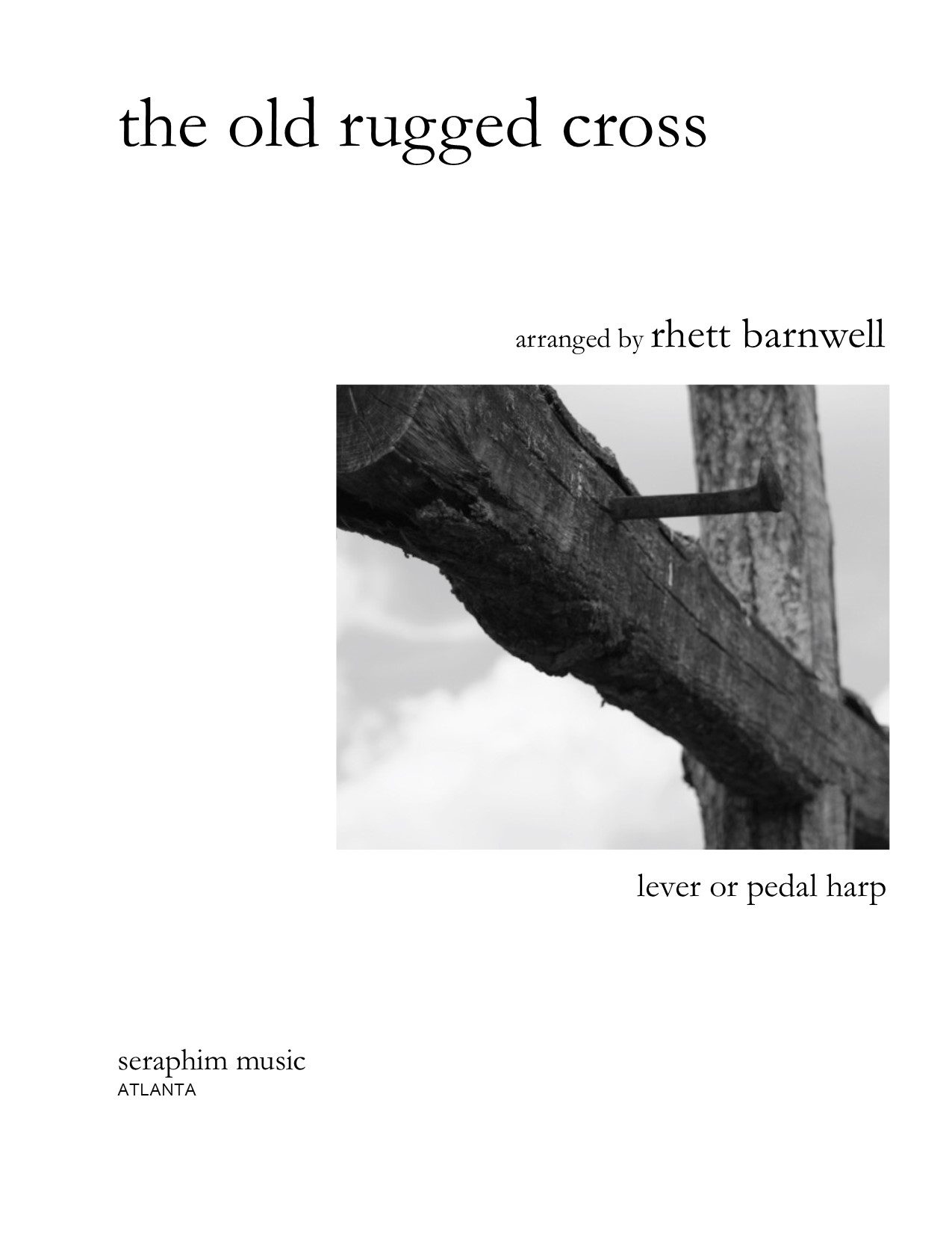The Old Rugged Cross for solo harp