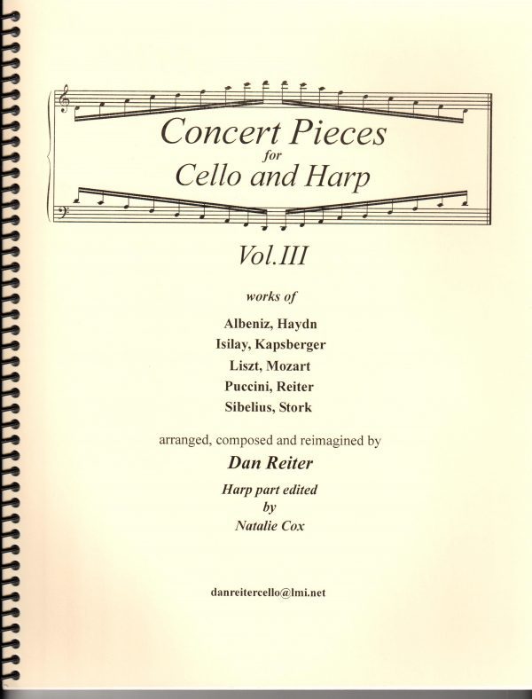 Concert Pieces for Cello and Harp Vol. III
