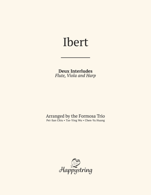 Ibert Deux Interludes