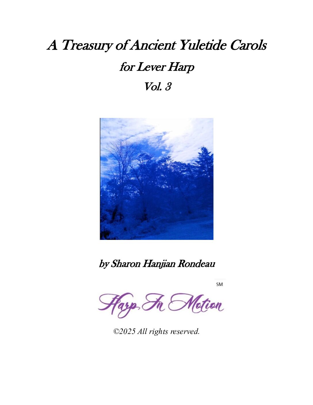 A Treasury of Ancient Yuletide Carols for Lever Harp, Vol. 3